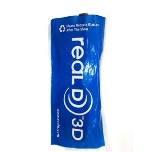Real D 3D Glasses - Adult Size Passive Movie Theater 3-D Brand New In Package